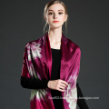 Double-Sided Printing Silk Scarf Shawl for Women